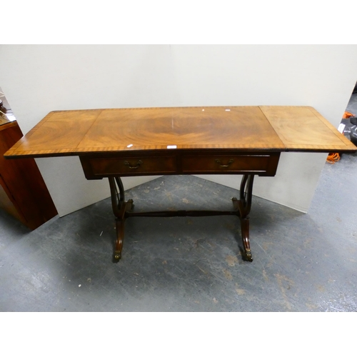 269 - Mahogany sofa table.