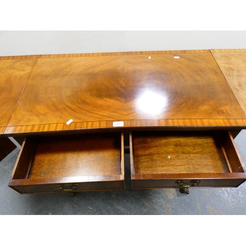 269 - Mahogany sofa table.