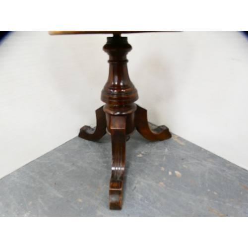 284 - Victorian mahogany revolving piano stool.