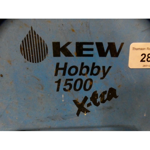 287 - Kew Hobby 1500 pressure washer.