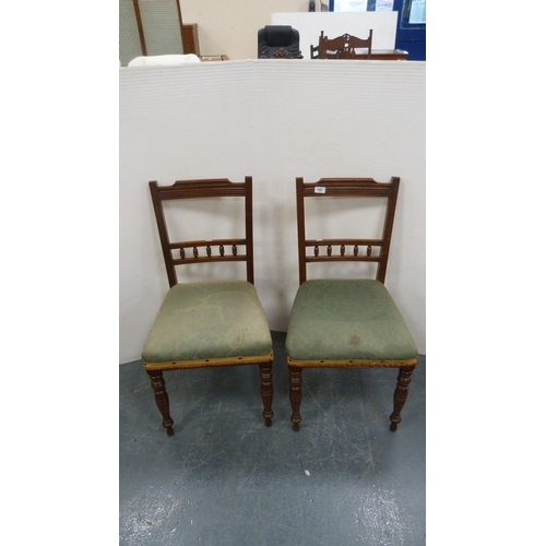 320 - Pair of Edwardian side chairs.  (2)