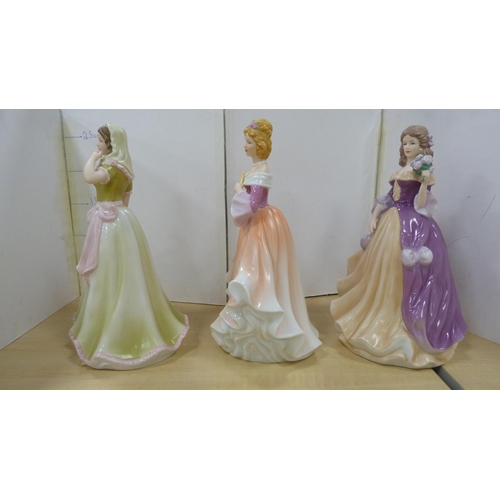 44 - Four Lucerne Collection Limited edition figures to include 'Clarissa' no. 1182/4999, 'Becky' no. 865... 