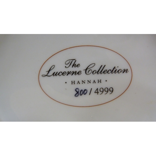 44 - Four Lucerne Collection Limited edition figures to include 'Clarissa' no. 1182/4999, 'Becky' no. 865... 