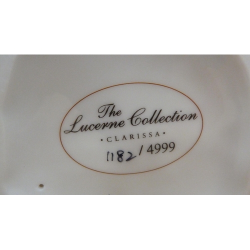 44 - Four Lucerne Collection Limited edition figures to include 'Clarissa' no. 1182/4999, 'Becky' no. 865... 