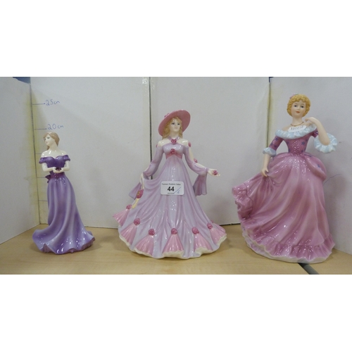 44 - Four Lucerne Collection Limited edition figures to include 'Clarissa' no. 1182/4999, 'Becky' no. 865... 