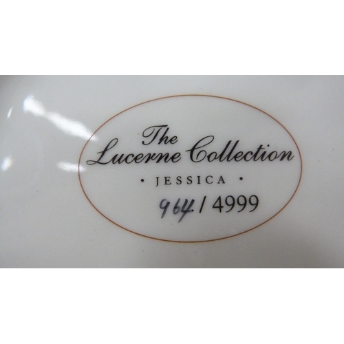 44 - Four Lucerne Collection Limited edition figures to include 'Clarissa' no. 1182/4999, 'Becky' no. 865... 