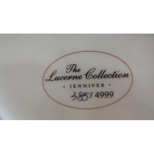 45 - Three Lucerne Collection Limited edition figures to include 'Patricia' no. 2792/4999, 'Jennifer' no.... 