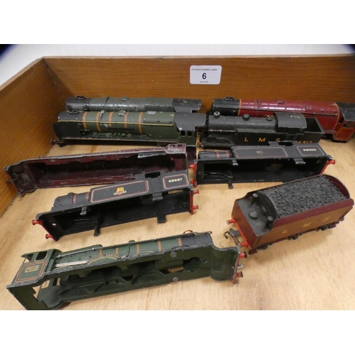 6 - Duchess of Atholl engine and tender, Bristol Castle engine, various other part model engines and ten... 