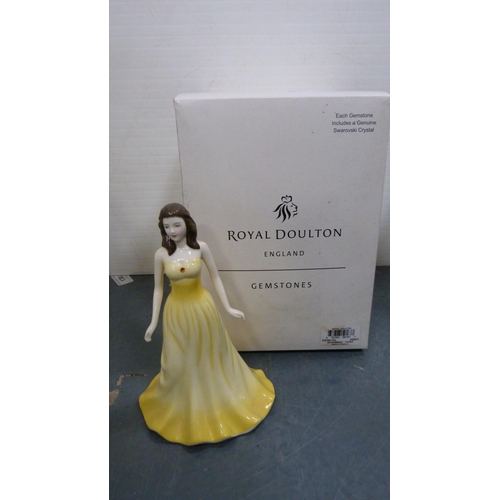 99 - Four boxed figures to include Royal Worcester 'November', Royal Worcester 'Cristina', Royal Worceste... 