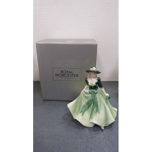 99 - Four boxed figures to include Royal Worcester 'November', Royal Worcester 'Cristina', Royal Worceste... 