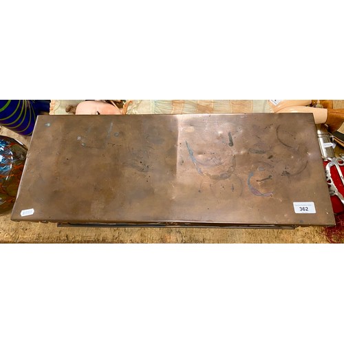 362 - Alex R. Boyd & Son. Arts & Crafts style copper hot tray