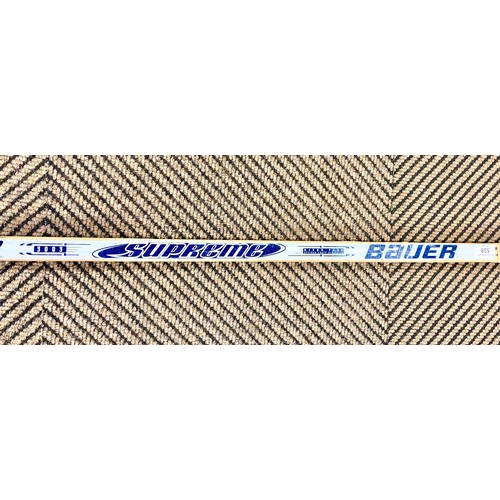 538 - Phil Crowe (Canadian), game-used Bauer hockey stick for the Ayr Scottish Eagles, (2001-2002)