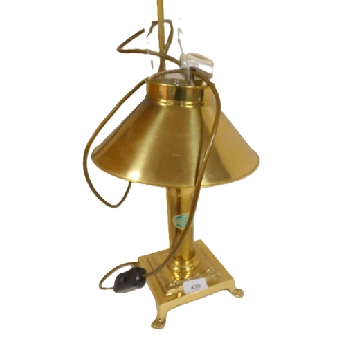 430 - Modern brass decorative Orient Express table lamp. 