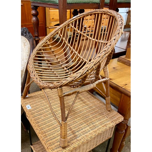 710 - Childs basket chair