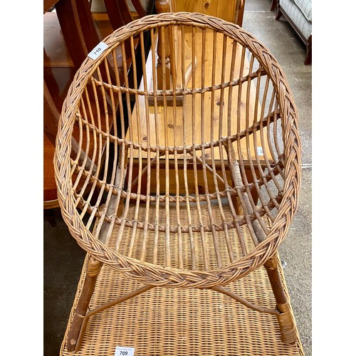 710 - Childs basket chair