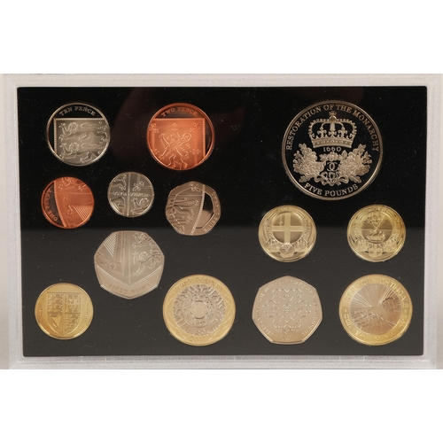 109 - 2010 Royal Mint proof coin set boxed in presentation case