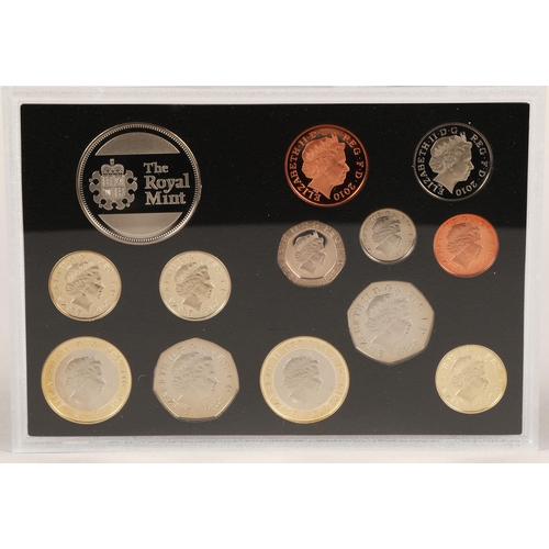 94 - 2010 British mint uncirculated coin collection in presentation box