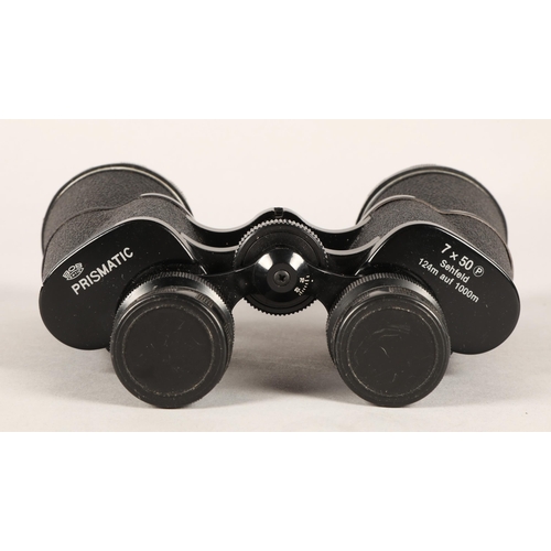 46 - 7X50 Sehfeld Prismatic binoculars with case