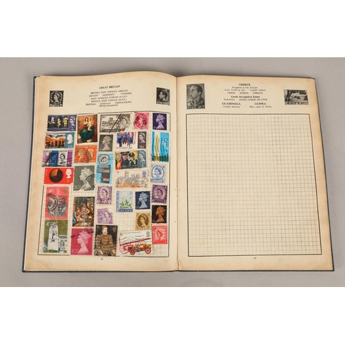 285 - Three capital stamp albums, containig GB and foreign stamps