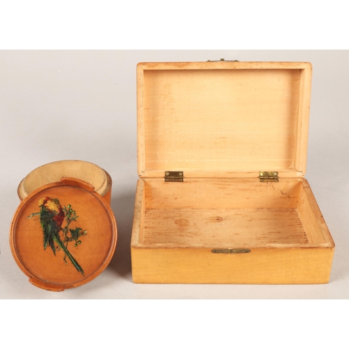 322 - Mauchline style box and string holder