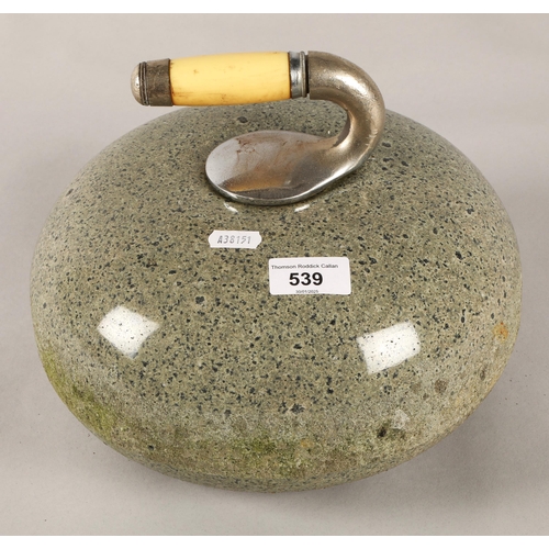 539 - Granite curling stone 