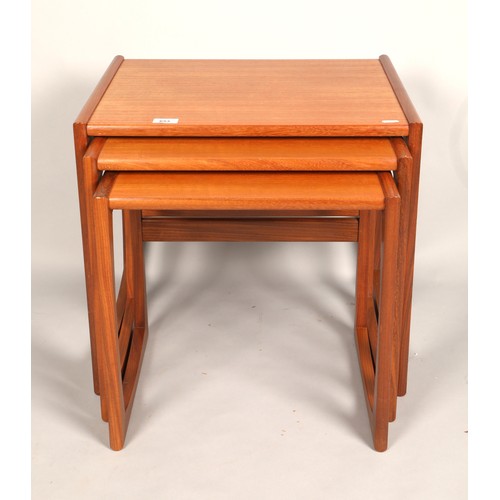 653 - G-plan teak nest of tables