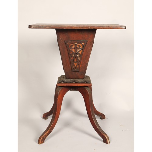 654 - Mahogany side table