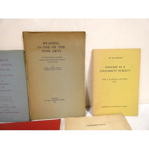 199 - (MORISON STANLEY).  Aspects of Authority & Freedom in Relation to Graeco-Latin Script,... 