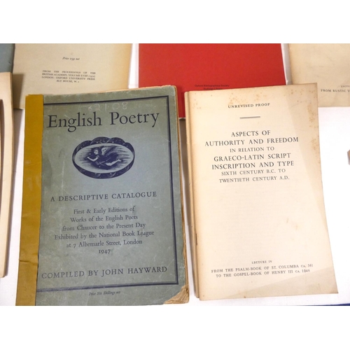 199 - (MORISON STANLEY).  Aspects of Authority & Freedom in Relation to Graeco-Latin Script,... 