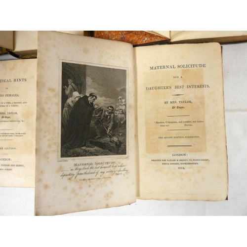 205 - TAYLOR MRS (wife of Isaac Taylor).  The Family Mansion, a Tale. Eng. frontis. Diced calf, ... 