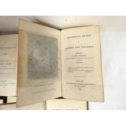 205 - TAYLOR MRS (wife of Isaac Taylor).  The Family Mansion, a Tale. Eng. frontis. Diced calf, ... 