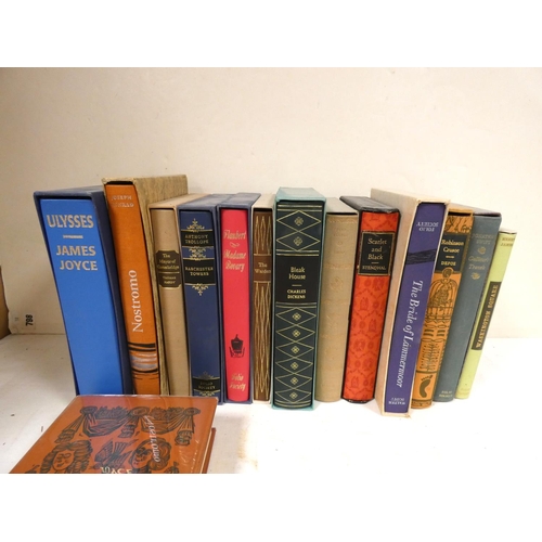 209 - FOLIO SOCIETY.  The Bible Designed to be Read As Literature. 2 vols. in slip case; also Clarissa, 2 ... 