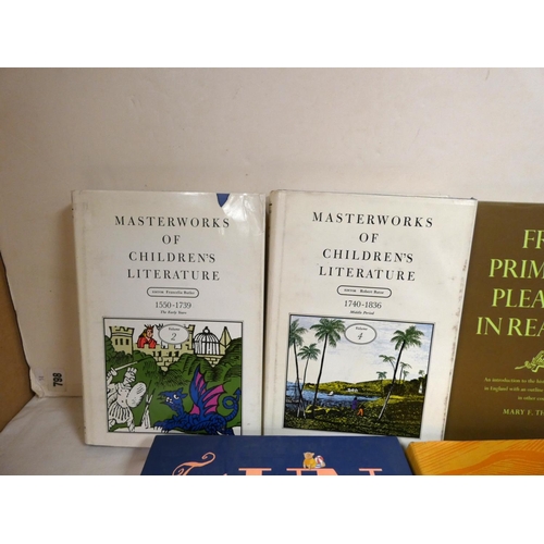 221 - Children's Books.  Books about children's literature, anthologies, etc., 7 various vols. i... 