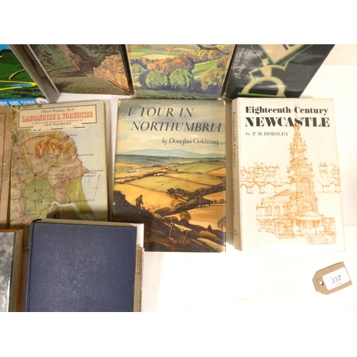 237 - North of England History & Topography.  A carton of various vols.