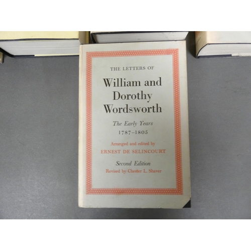 245 - WORDSWORTH WILLIAM & DOROTHY.  The Letters. 6 vols. Orig. blue cloth in d.w's.; also The Prose W... 