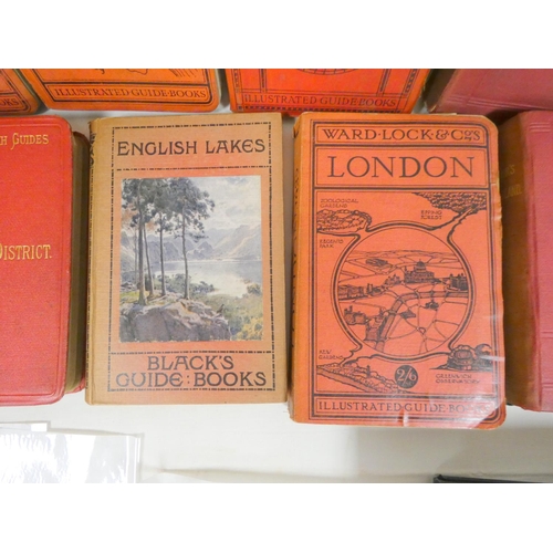 271 - Guide Books, Tourist Handbooks, etc.  16 various incl. Baedeker & Ward Lock.... 