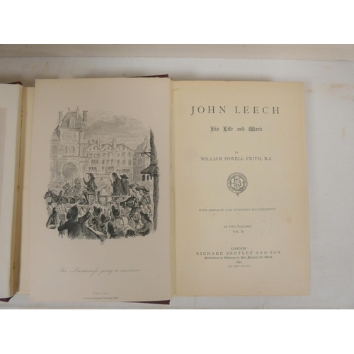 289 - FRITH WILLIAM POWELL.  John Leech, His Life & Work. 2 vols. Signed, presentation inscription fro... 