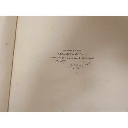 293 - KIRKMAN F. B.  The British Bird Book. 2 vols. Poor cond. but many col. plates. Quarto. 191... 