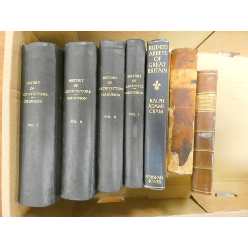 296 - Architecture, UK Topography & others.  A carton of various vols.