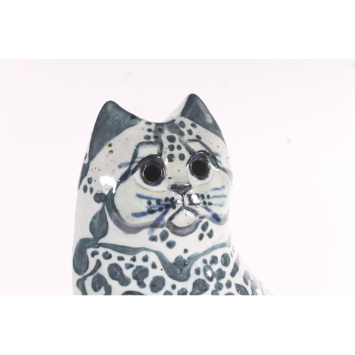 14 - Ken Southall Studio Pottery cat model, 43cm high.