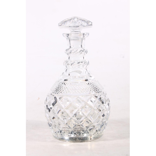 62 - Musical cut-glass decanter.