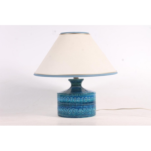 66 - Italian Bitossi Studio Pottery lamp.