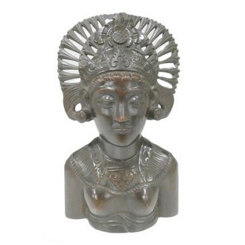 Antique Balinese Sun goddess 25cm.