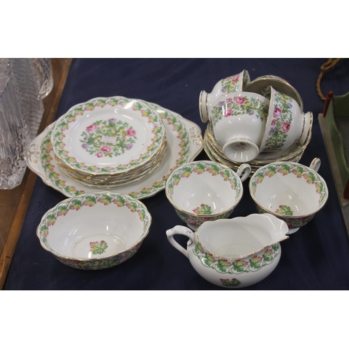 130 - Royal Albert Loyalty part teaset.