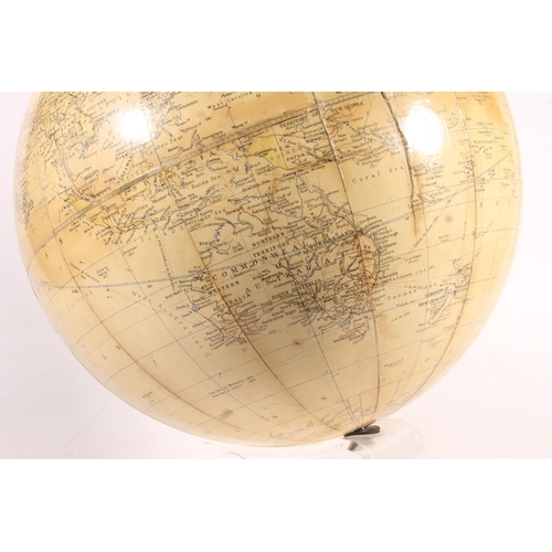 131 - Vintage Phillips terrestrial library globe, 13.5