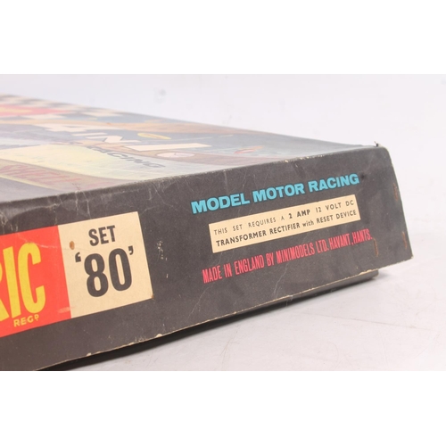 140 - Scalextric Set 80 model motor racing kit.