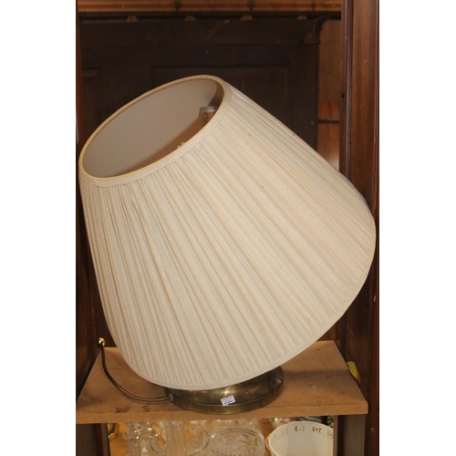 149 - Modern triple stem table lamp.