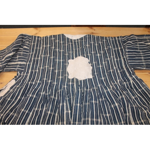 171 - Medieval style large jacket, a quilt cover etc.