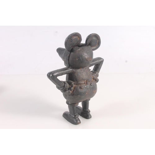 191 - Mickey Mouse cast iron money bank, H20cm.