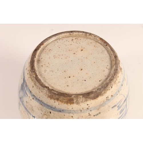 198 - Chinese provincial stoneware pottery jar, H16cm.